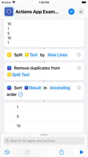 actions iphone screenshot 1