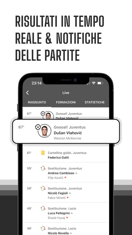 Bianconeri Live: Аpp di calcio screenshot-6