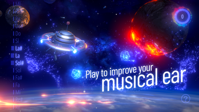 Sing & Fly - Music space game Screenshot