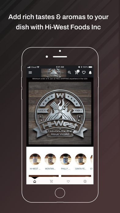 Screenshot 1 of HiWestFoods App