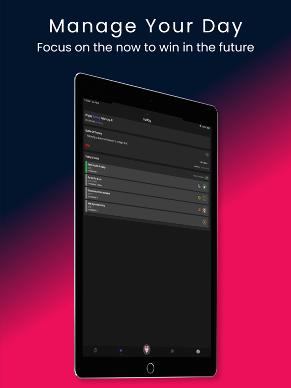 embtr. iPad screenshot 5 - Productivity app