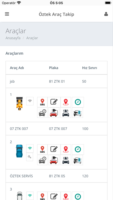 Araç Takip Öztek Screenshot