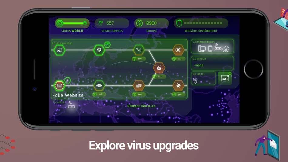 #4. Megavirus - Digital Apocalypse (iOS) 由: bad monkee