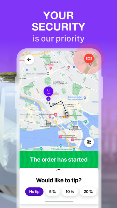 Onway Taxi Stockholm Screenshot