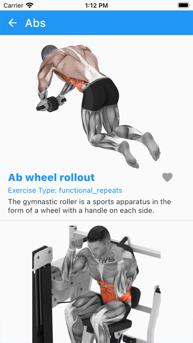 Muscles Exercises Screenshot
