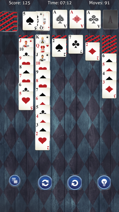 TriPeaks Solitaire Bingo Cards Screenshot