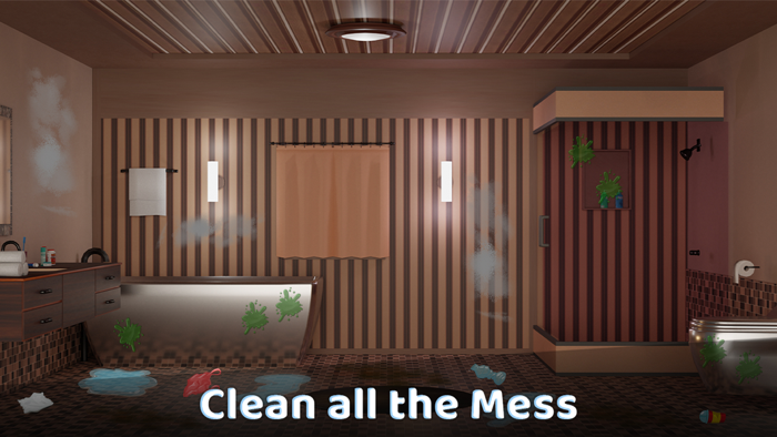Washroom Cleanup 3D Deep Clean