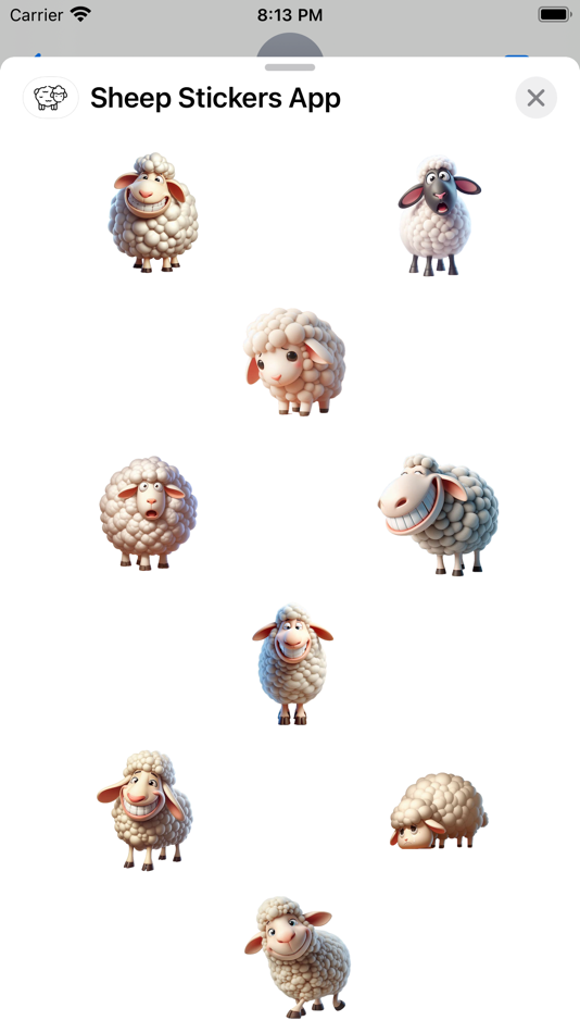 #1. Sheep Stickers App (iOS) By: Paul Scott