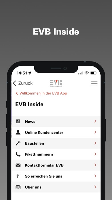 Energieversorgung Büren AG Screenshot