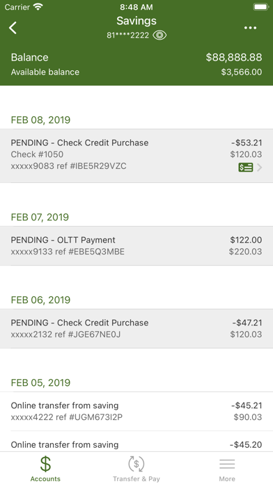 Schuyler Savings Bank Screenshot