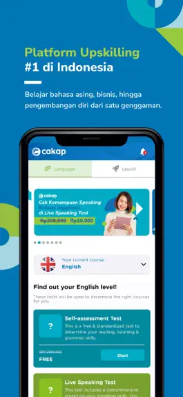 Game screenshot Cakap - Belajar Bahasa Online mod apk
