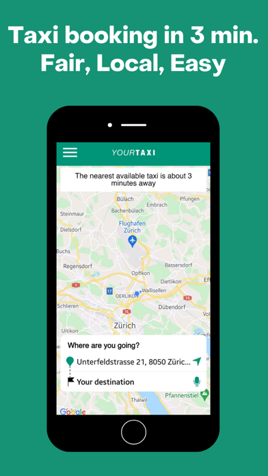 YOURTAXI - Request Taxi 24h Screenshot