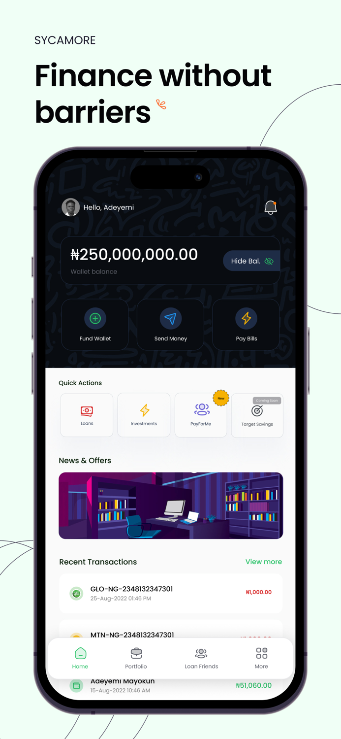 Sycamore - Lend and Borrow