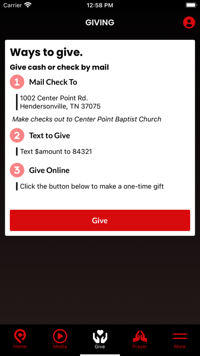 Center Point Church TN Screenshot