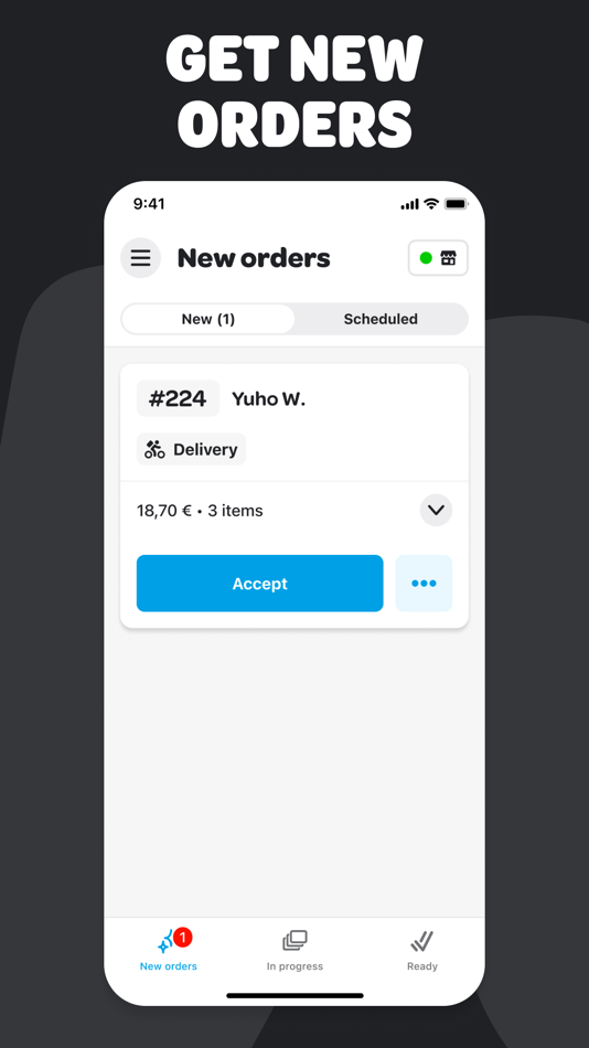 #1. Merchant lite (iOS) 由: Wolt Oy