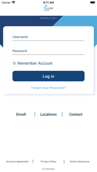 WSSC FCU Mobile Banking Screenshot