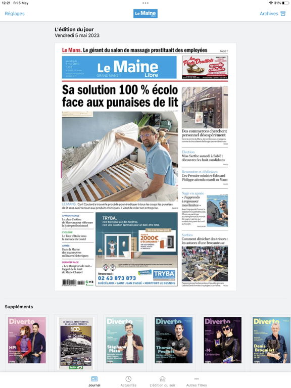 Screenshot #4 pour Le Maine Libre - Le Journal