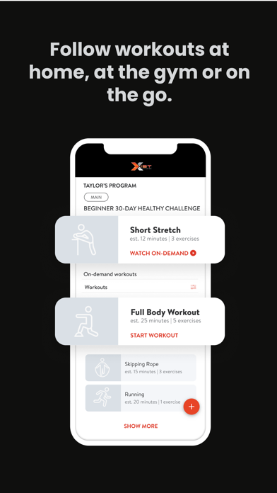 Xist Fitness Screenshot