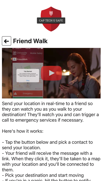 Cap Tech U Safe Screenshot