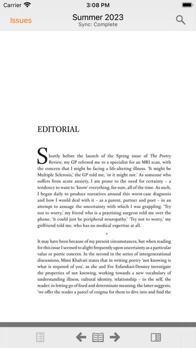 The Poetry Review Screenshot