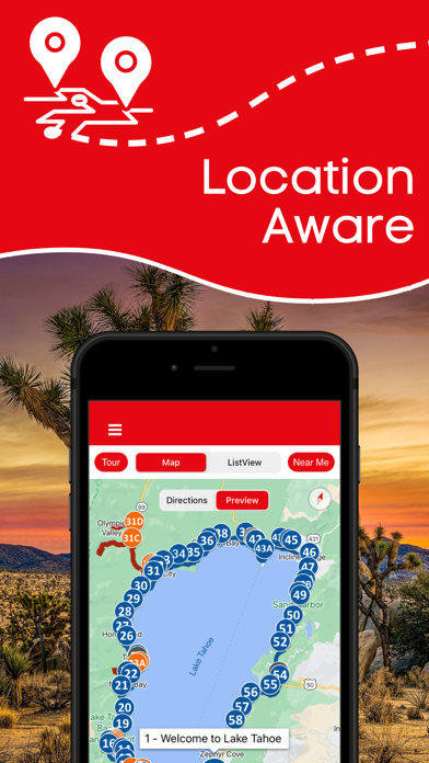 California GPS Audio Tours Screenshot