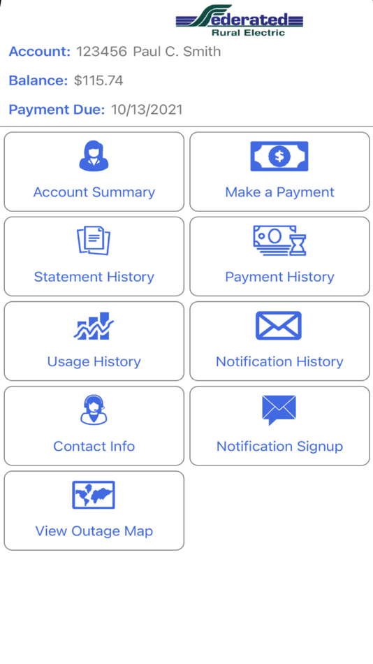 #2. Federated Rural Electric. (iOS) 由: Professional Computer Solutions