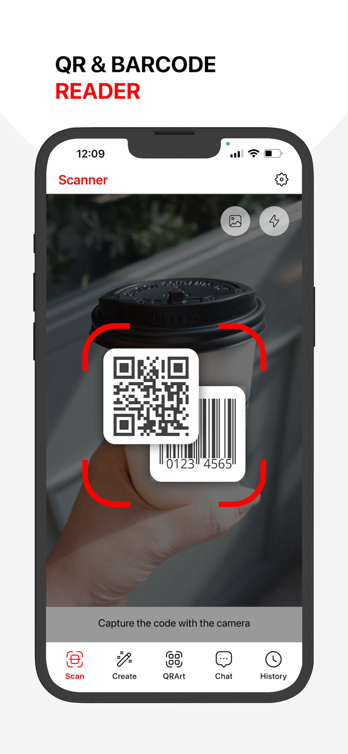 QR code Barcode Reader AI