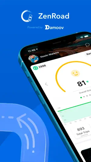ZenRoad: Drive Score & Tracker screenshot 1