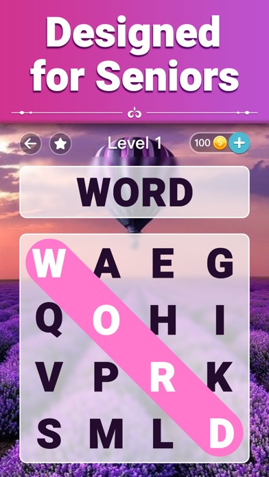 Vita Word Search for Seniors Screenshot