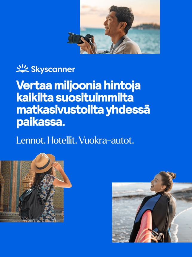 Skyscanner – lennot & hotellit App Storessa