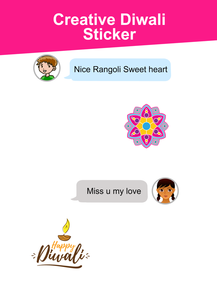 Diwali Stickers pack