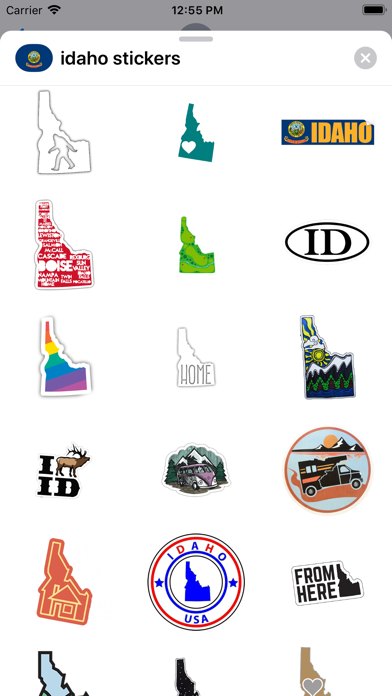 Screenshot #2 pour Idaho emoji - USA stickers