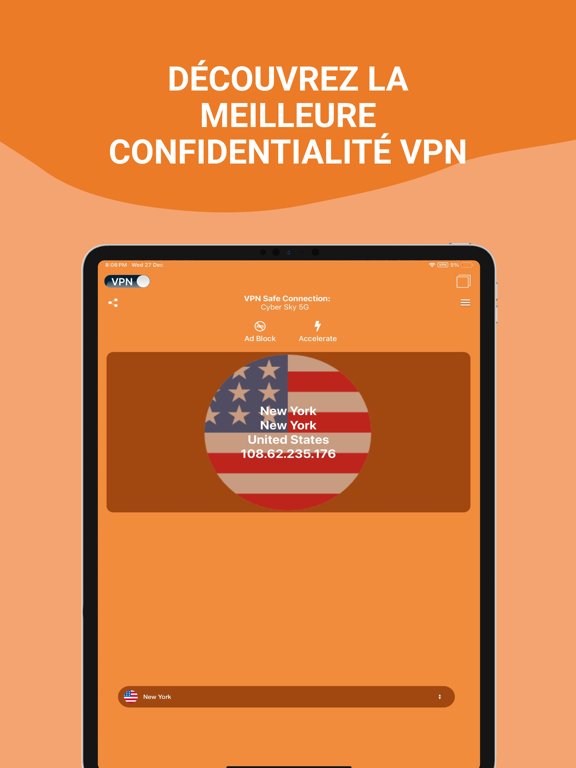 Screenshot #5 pour VPN France DashVPN