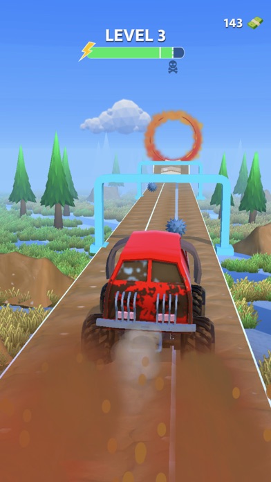 Monster Truck race battle Screenshot
