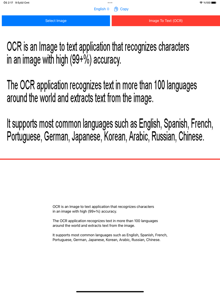 Image to Text OCR