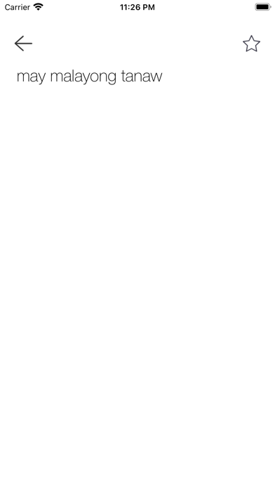 EnglishTagalog-Dictionary Screenshot