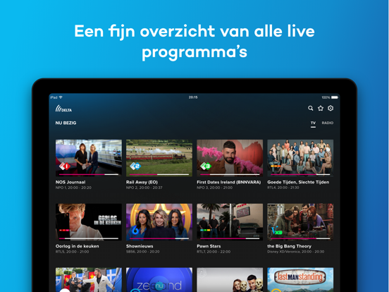 DELTA Interactieve TV iPad app afbeelding 2
