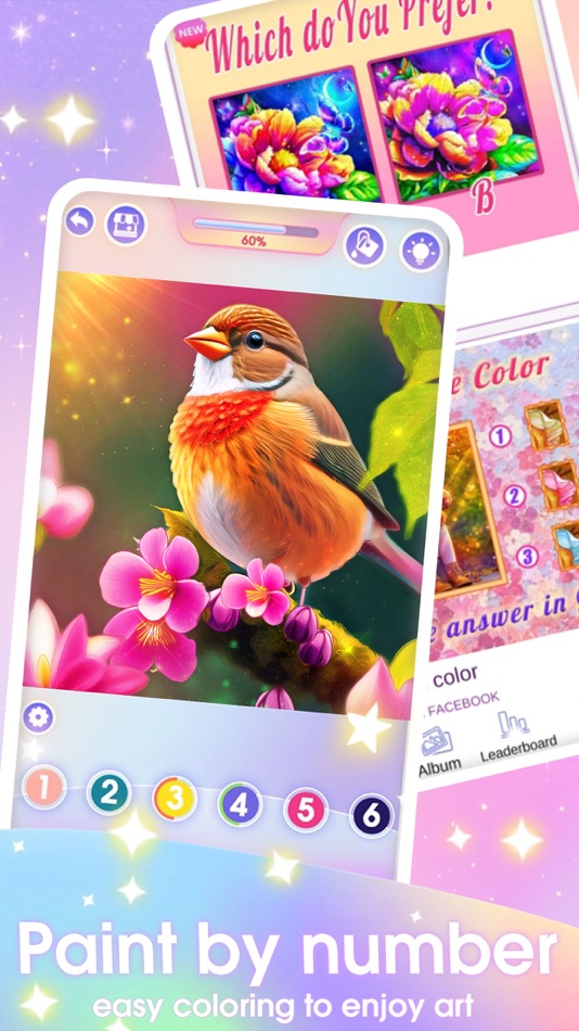 #1. Color by Number : Calm Art (iOS) 由: Poly Design Workroom Limited