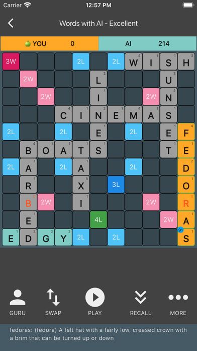 Buildn Play Solo Word Game Pro Screenshot