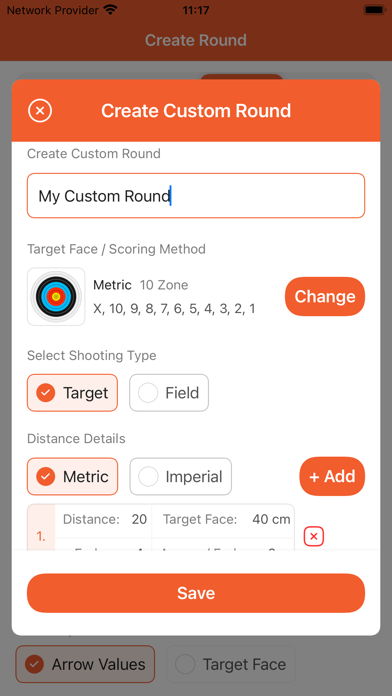 Archery Scoresheets Screenshot