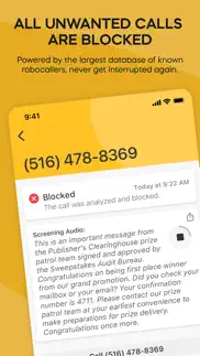 nomorobo max spam call blocker iphone screenshot 3