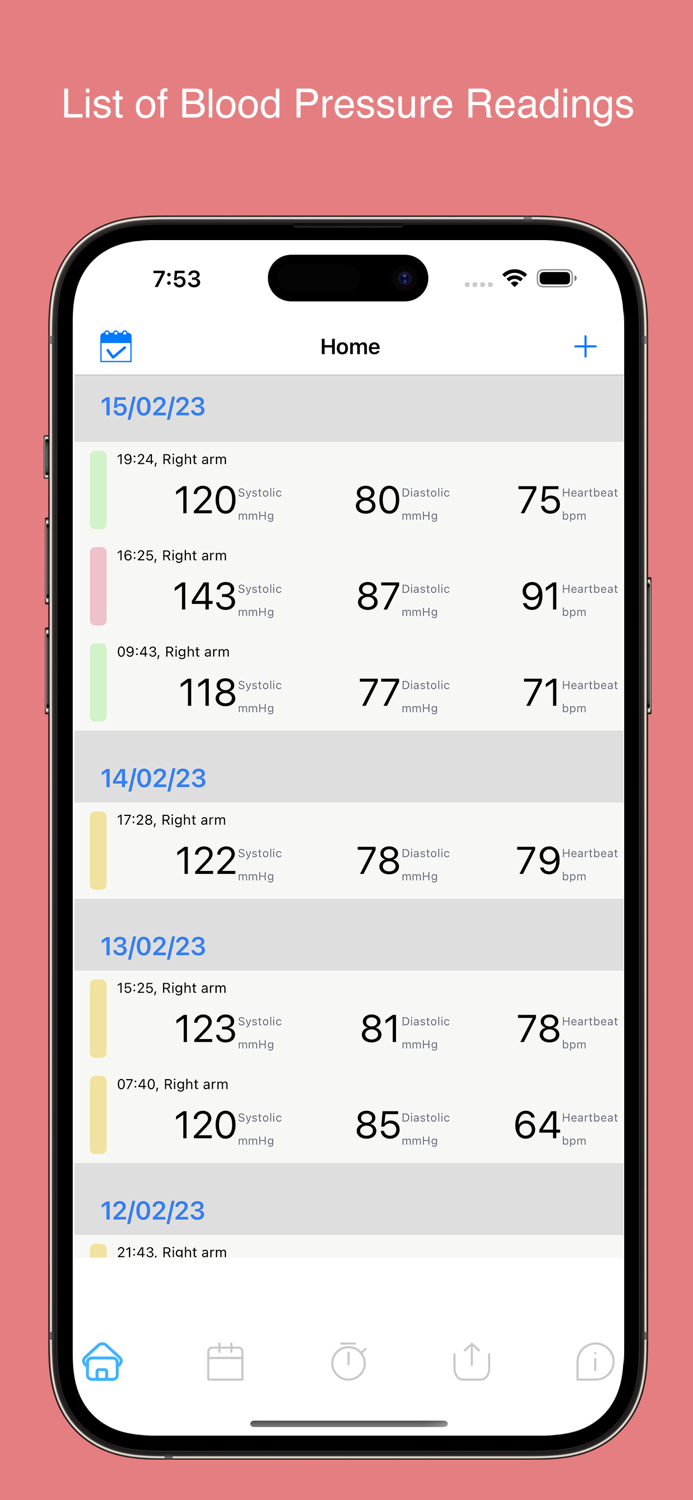 MyHeart Blood Pressure Diary