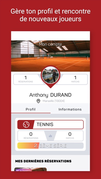 Tennis Club Amiens Metropole Screenshot