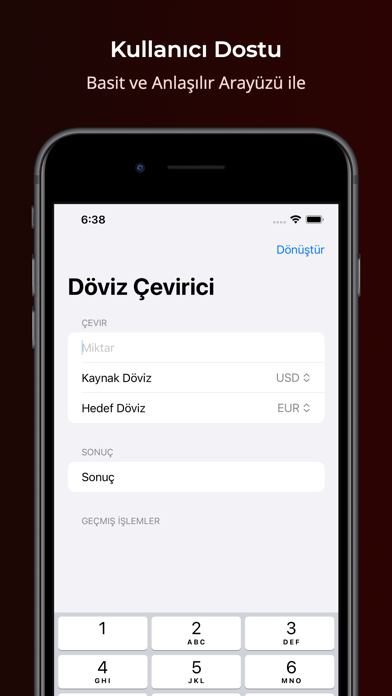 Döviz Çevirici, Döviz Kurları Screenshot