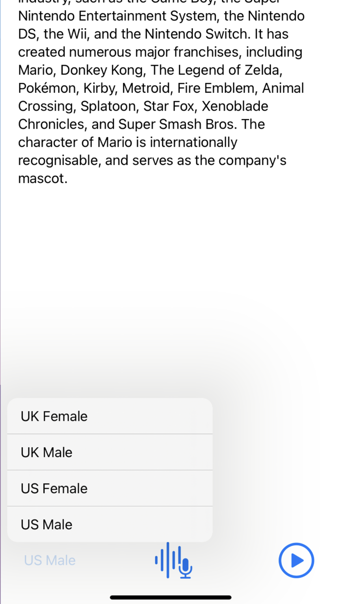 HumanVoice - Text to Voiceover