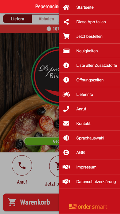 Peperoncino Bistrorante Screenshot