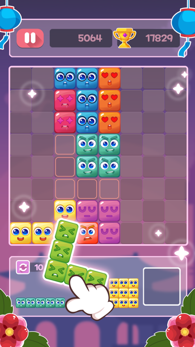 Cute Block Puzzle: Kawaii Gameのおすすめ画像2
