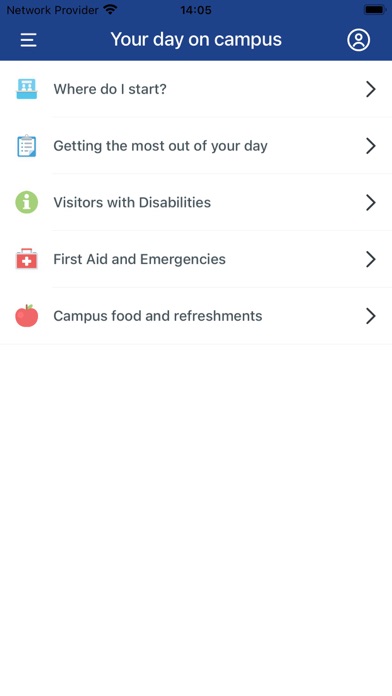University of Sussex Events Screenshot