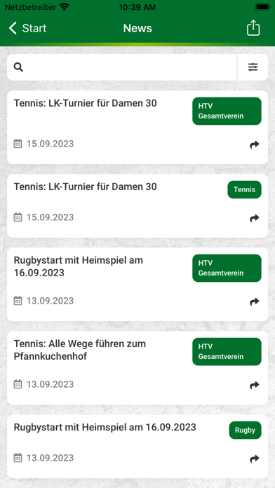 Heidelberger Turnverein 1846 Screenshot