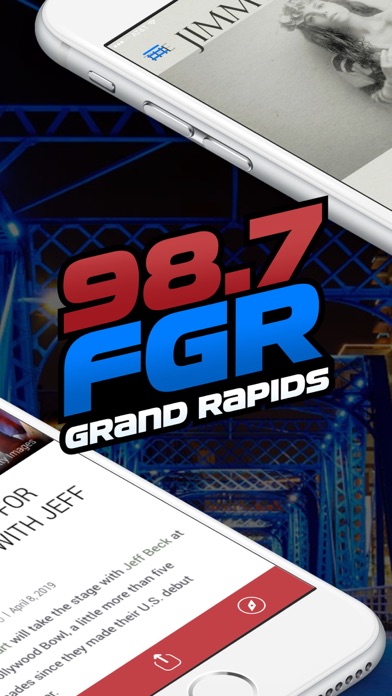 98.7 WFGR Screenshot